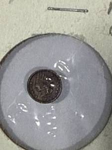 lot 56 image: 1877 Mini Cent