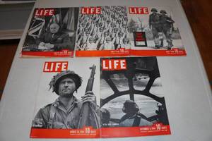 lot 54 image: WWII Life Magazines - Key Issues
