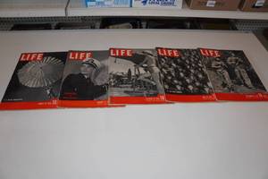 lot 56 image: Vintage Life Magazines - Key Issues