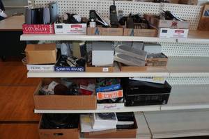 lot 84 image: Electronics - Speakers, Cordless Phones, Printer, Keyboards, Cables