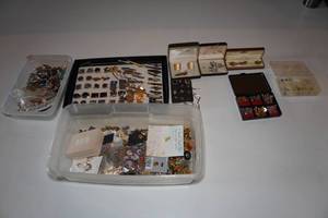 lot 154 image: Tie Tacks, Pins, Cufflinks