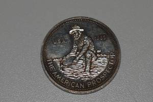Engelhard American Prospector .999 Fine Silver Troy Ounce Round