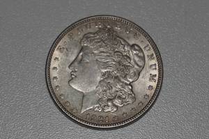 lot 1E image: 1921-P US Morgan Silver Dollar Coin