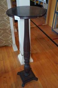 lot 235 image: Carved Wood Plant Stand