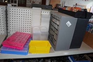 lot 258 image: Small Parts Organizers and Fasteners