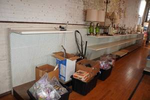 lot 247 image: 45 Linear Feet of Retail Gondola Shelving