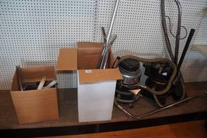 lot 246 image: Rainbow Canister Vacuum, Tubes, and Heads