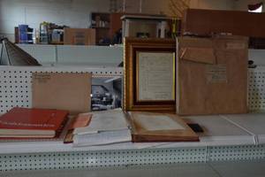 lot 191 image: Antique Singer Corporation Memorabilia - Employment Contract, Scrapbook, Letter