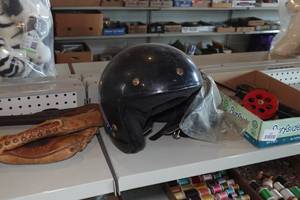 lot 203 image: Vintage Sporting Goods - Helmet, Fishing, Antique Kids Glove