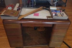 1940's Bentwood Desk by Paul Goldman