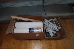 lot 266 image: Shelf Brackets and Wall Paper