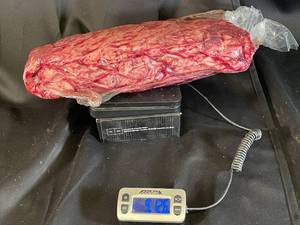 lot 51 image: Boneless Ribeye 9 lbs 12.6 oz Vacuum Sealed Never Frozen