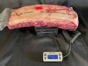 lot 101 image: Boneless Sirloin Strip Beef 13.24 lbs Vacuum Packed