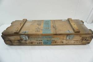 lot 39 image: Vintage Ammo Box