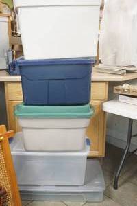 lot 108 image: storage totes