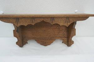 lot 208 image: Decorative Wooden Shelf 18 wide