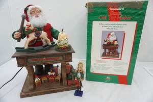 lot 209 image: Animated Santa Old Toymaker (Electric & Battery Operated wMusic and Motion)