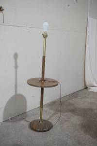 lot 273 image: Vintage Table Lamp 48 tall, with lamp shade
