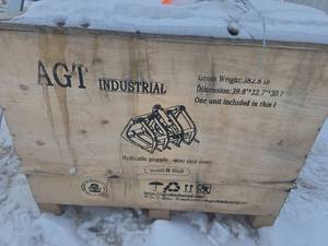 lot 6002X image: Agt mini skid log grapple M-HGB