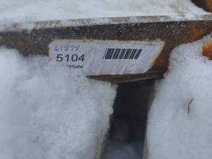 lot 5104 image: Mini skid weld on plate