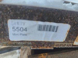 lot 5504 image: Mini skid weld on plate