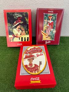 lot 12 image: Coca-Cola Barbies - 3 Different