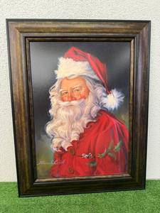 lot 33 image: Santa Artwork 28 x 36