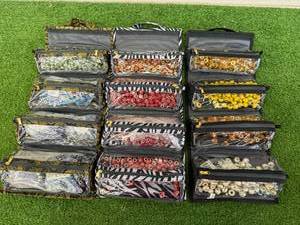 lot 47 image: Jewelry Making Supplies in Organizers