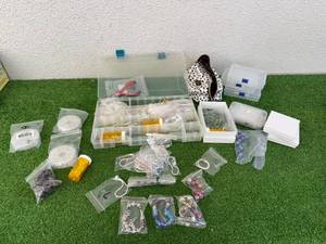 lot 50 image: Jewelry Making Supplies in Organizers
