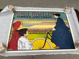 lot 86 image: Hinde-Rywielen Lithograph 27 x 38