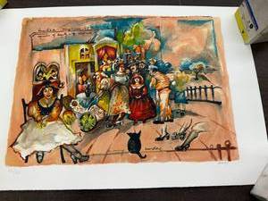 lot 93 image: Artwork - 4 Different