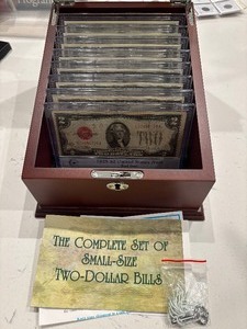 lot 2 image: Complete Set of Small Size $2 Dollar Bills