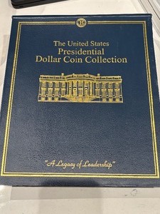 lot 4 image: Presidential Dollar Coins and Book 1-20