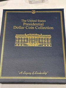lot 5 image: Presidential Dollar Coins and Book 21-38 and 40