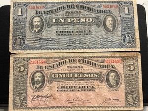 lot 36 image: Mexico Peso Notes