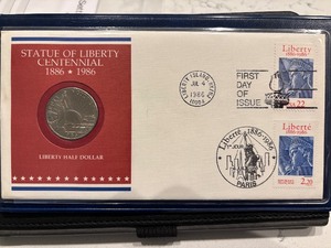 lot 135 image: 1986-D Statue of Liberty Half Dollar