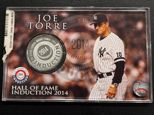 lot 105 image: Joe Torre Hall of Fame Induction Coin