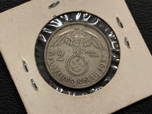 lot 73 image: 1937 Third Reich 2 Reichsmark