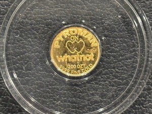 lot 83 image: 1200th Ounce .999 Fine Gold Round