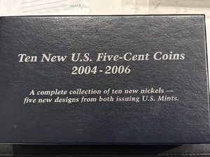 lot 93 image: 10 Uncirculated U.S. Nickel Set
