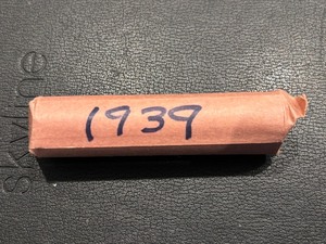 lot 139 image: 1939 Lincoln Cent Roll