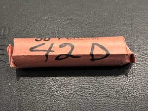 lot 140 image: 1942-D Lincoln Cent Roll