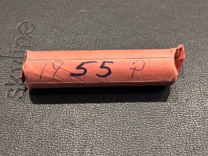 lot 146 image: 1955 Lincoln Cent Roll