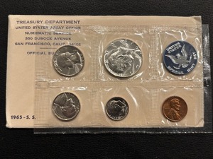 lot 151 image: 1965 Special Mint Set