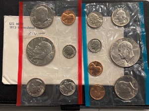 lot 155 image: 1973 P & D Mint Set