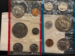 lot 157 image: 1975 P & D Mint Set