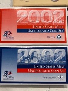 lot 177 image: 2002 P & D Mint