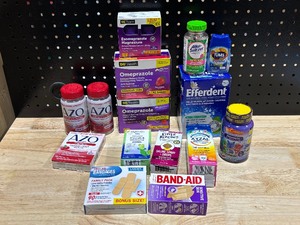 lot 24 image: Band-Aids, AZO, and More