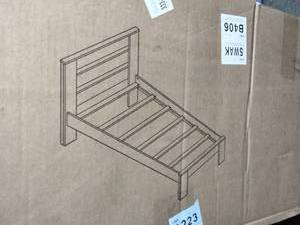 lot 27 image: DHP Jaymee Twin Platform Bed Frame.