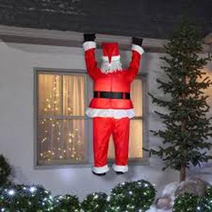 lot 42 image: Gemmy Airblown Inflatable Santa Claus